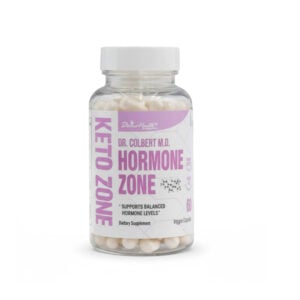 Hormone Zone by Dr. Don Colbert, MD from Divine Health — dietary supplement formulated to support balanced hormone levels, endocrine function, metabolic health, energy, and overall wellness as part of a comprehensive Divine Health nutrition program.