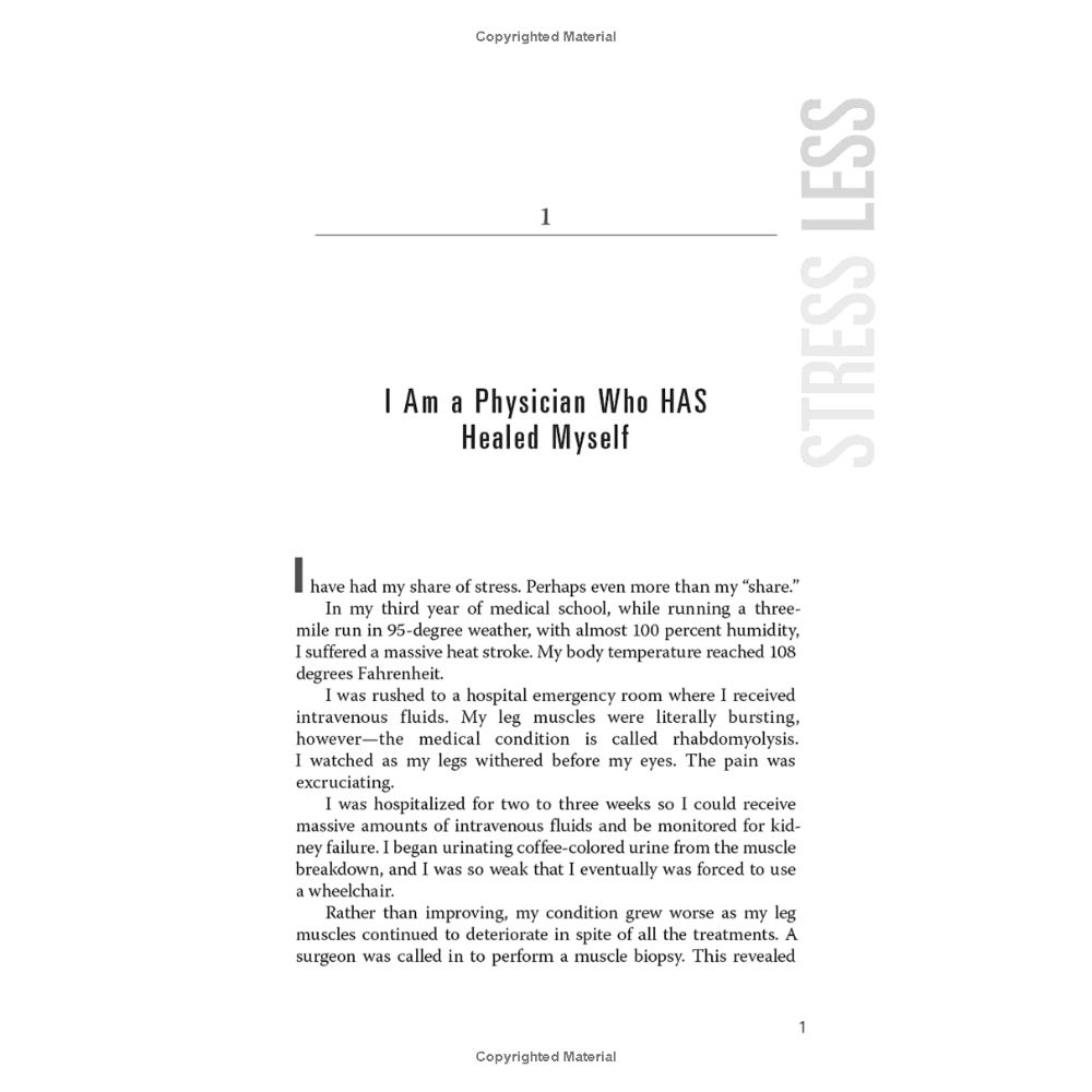 Dr. Colbert's Stress Less Book (Hardcover) - Image 3