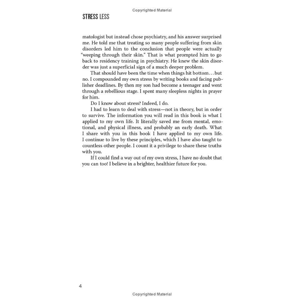 Dr. Colbert's Stress Less Book (Hardcover) - Image 5