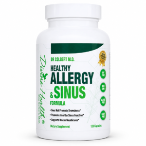 Divine Health Healthy Allergy and Sinus Formula by Dr. Don Colbert, MD, 120-capsule bottle