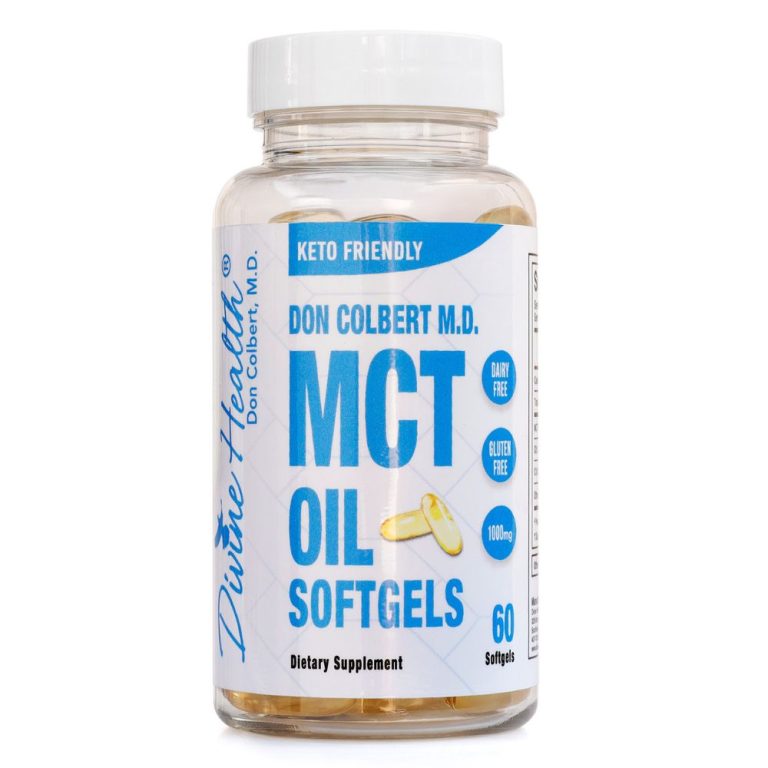 MCT Oil Softgels | Dr. Don Colbert MD – Divine Health Keto Zone