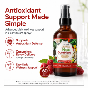 Nano Glutathione Spray with convenient delivery to support antioxidant defense and daily wellness