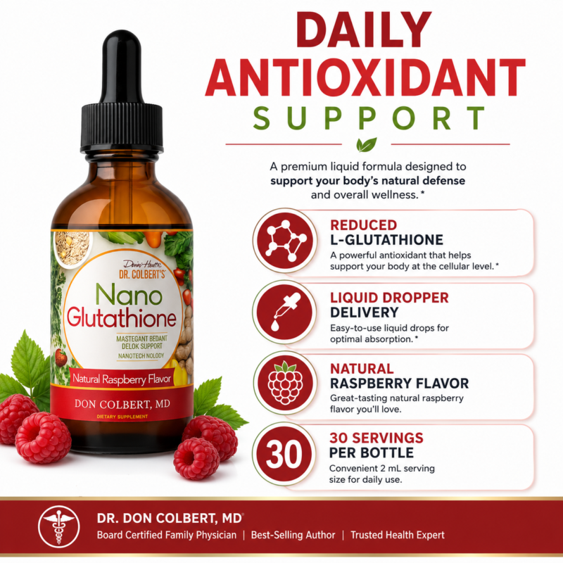 Nano Glutathione Drops – Antioxidant & Detox Support