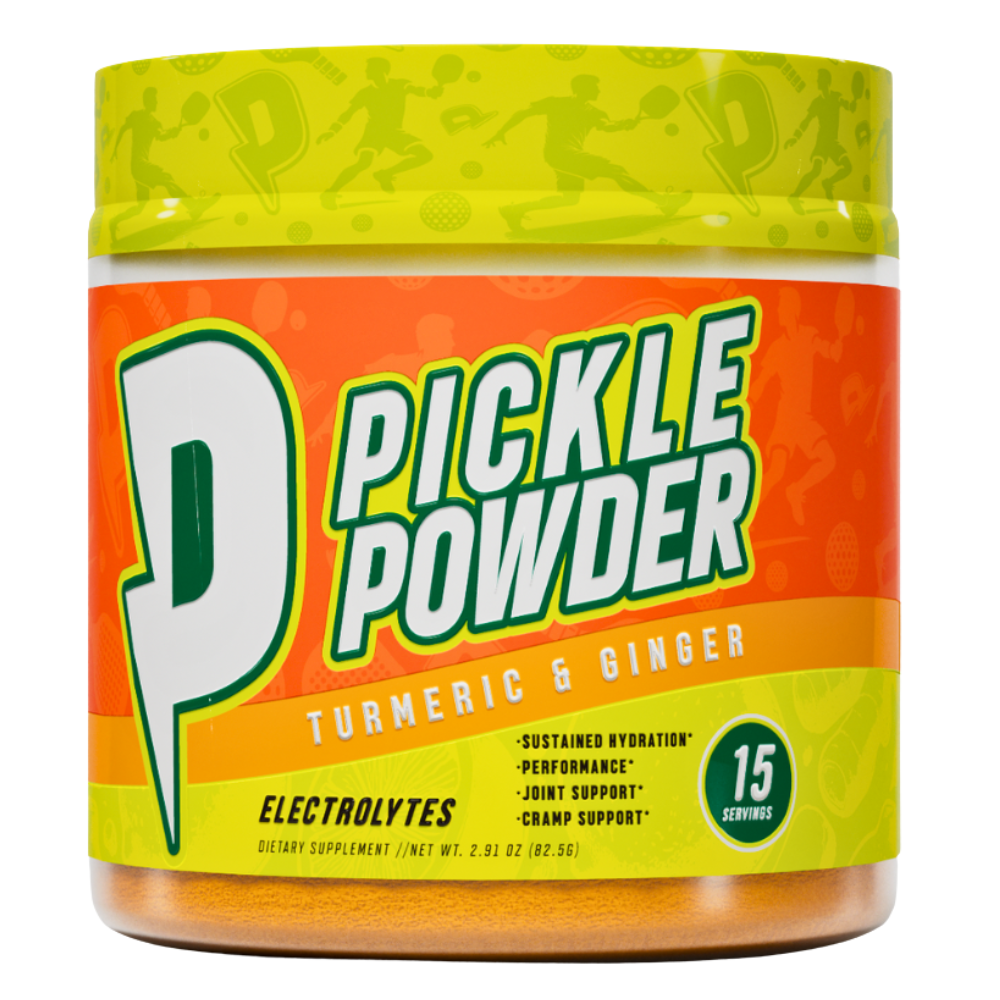 Pickle Powder hydration and joint support supplement for pickleball players by Divine Health