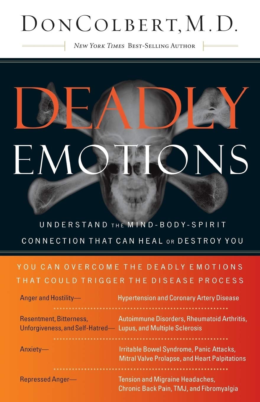 Divine Health Dr. Colber Deadly Emotions Softcover Book