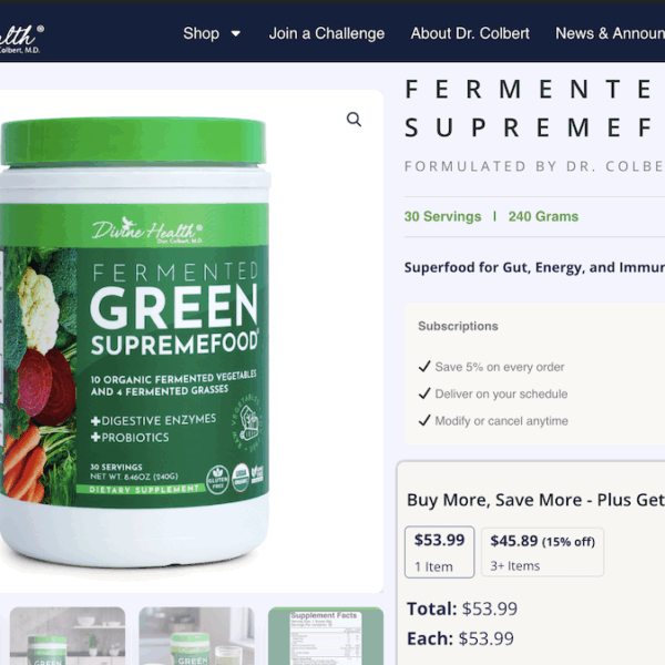 DivineHealthl.com New Website