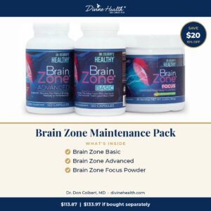 What's inside the Brain Zone Maintenance Pack and how much you save