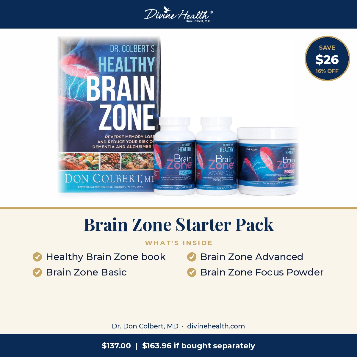 What's inside the Brain Zone Starter Pack and how much you save