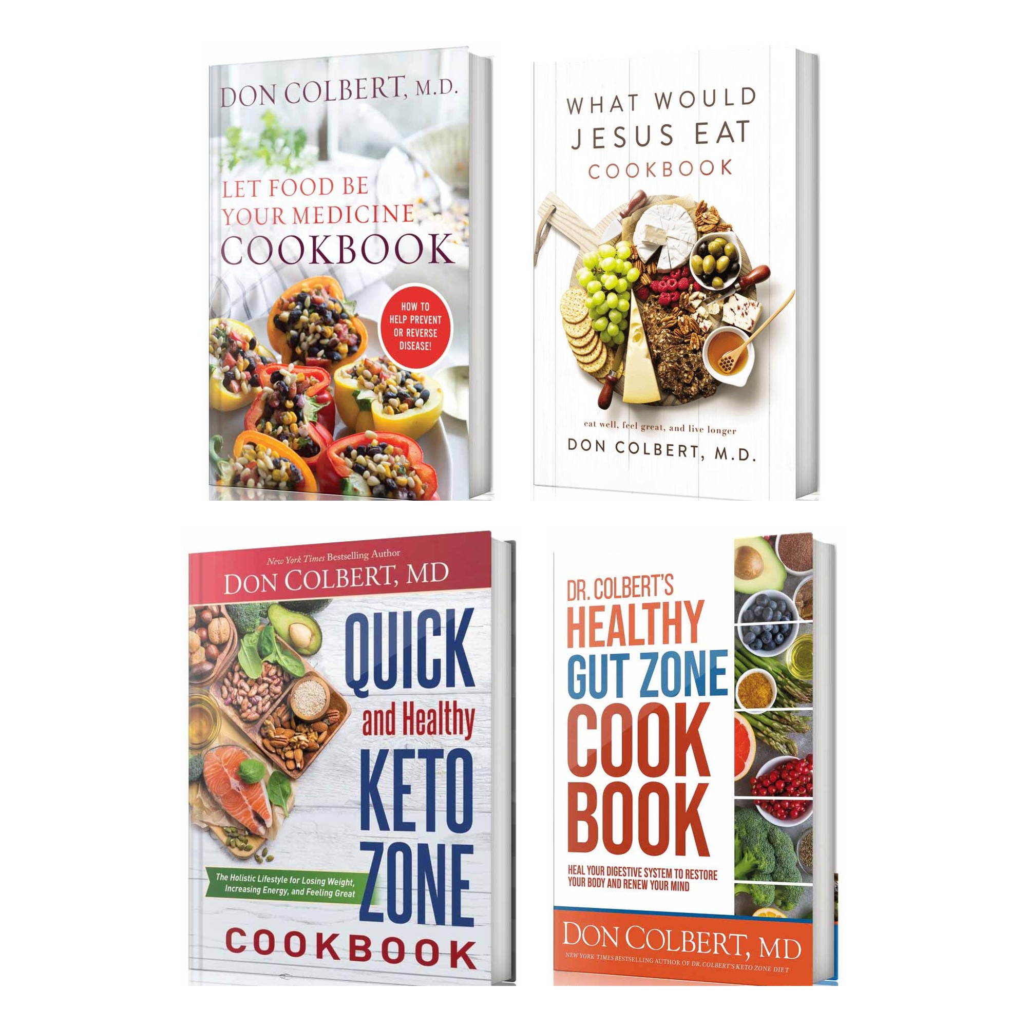 Complete Cookbook Bundle: four Dr. Colbert cookbooks