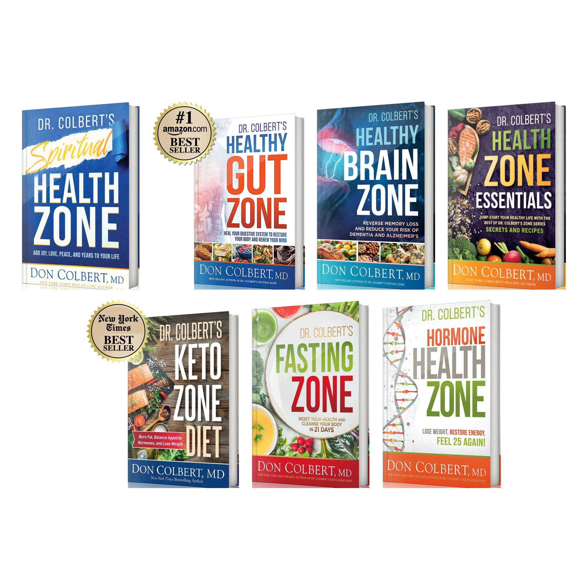 Complete Zone Book Bundle: seven Dr. Colbert Zone books