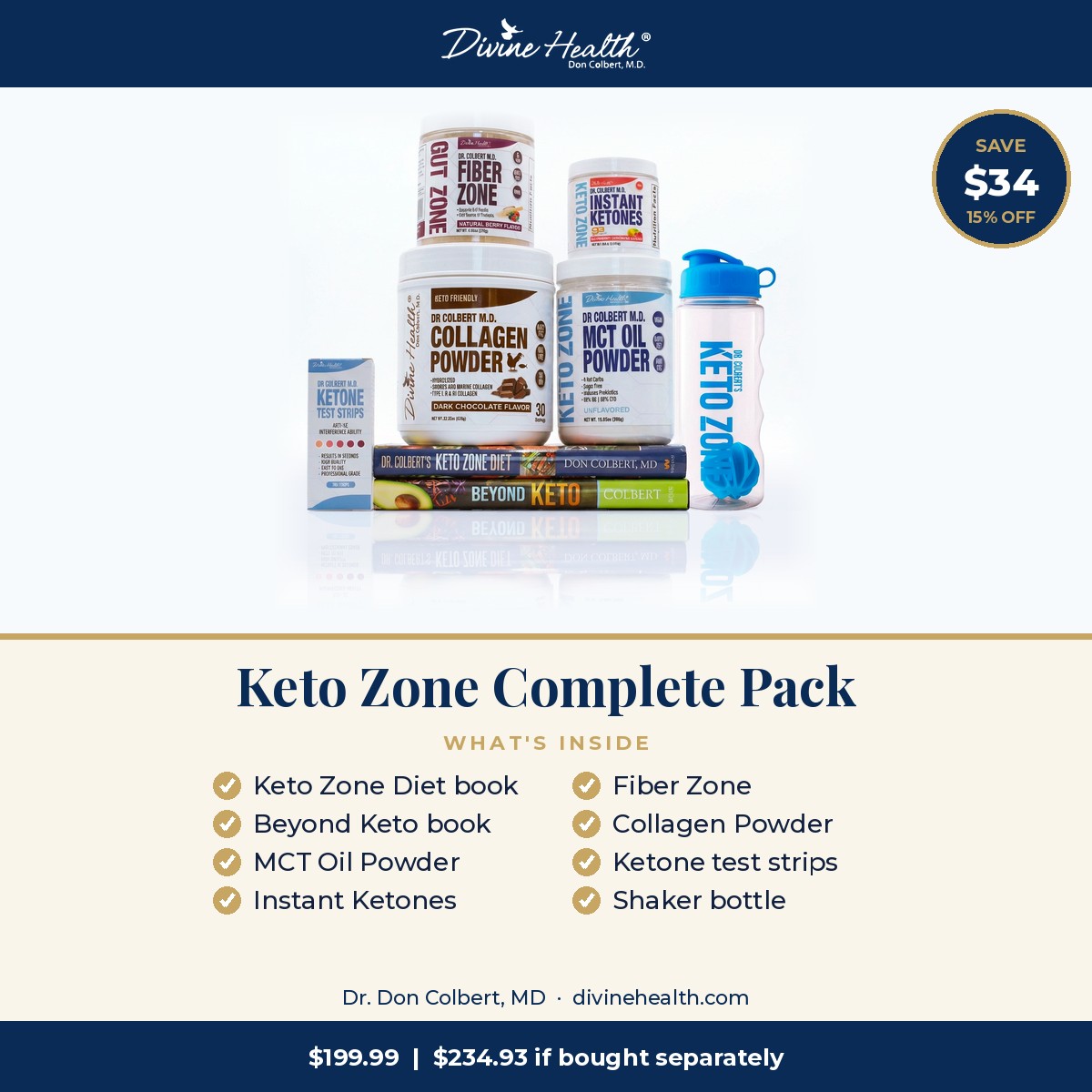 What's inside the Keto Zone Complete Pack and how much you save