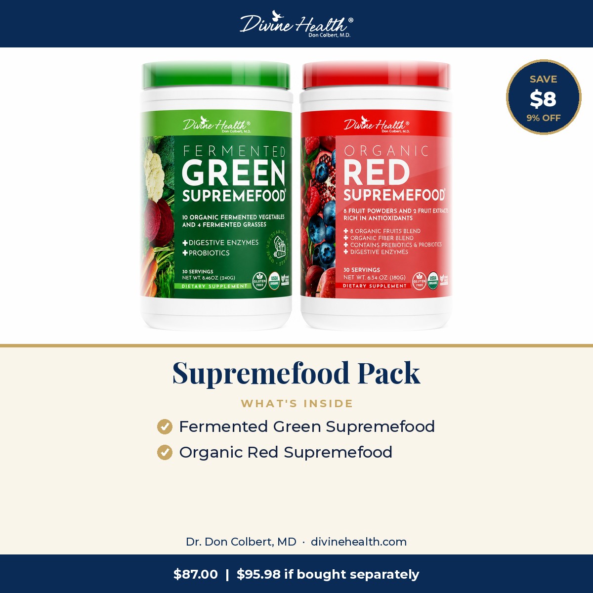 What's inside the Supremefood Pack and how much you save