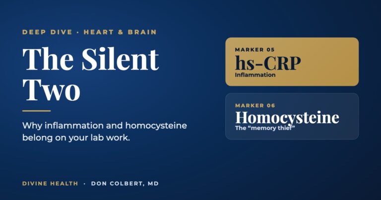 The silent two health markers: hs-CRP inflammation and homocysteine